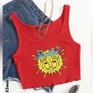 sun crop top